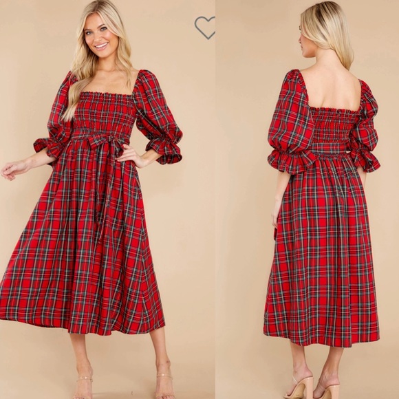 Aura Dresses & Skirts - Everyday Plaid Maxi Dress